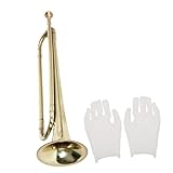 TOPPERFUN 子供用トランペット おもちゃ 音楽教育玩具 初心者向け管楽器 男の子女の子用楽器 早期教育 音楽遊び 幼児向けプレゼント