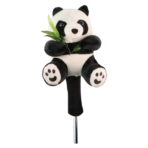 YOOJIA Adorable Panda Design Golf Club Headcovers Set - 1 Driver, Fairway Wood, 5 Wood, Putter for Golf Enthusiasts Driver One Size