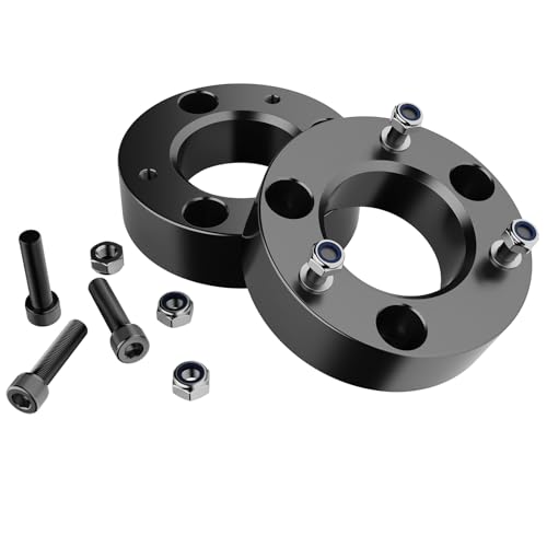Image of 2.5 Inch Front Leveling Lift Kit For 2004-2026 Ford F150 2WD /4WD, Lift Kit Compatible With Expedition 2003-2018,2pcs Aluminum Suspension Strut Spacers | Raise Front End 2.5 inch