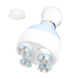 Zelikovitz Scalp Massager Hair Growth Electric Head Massager Scalp Massage Tool for Headaches, Head Scratcher Stress Relax, Cat Dog Head Massager