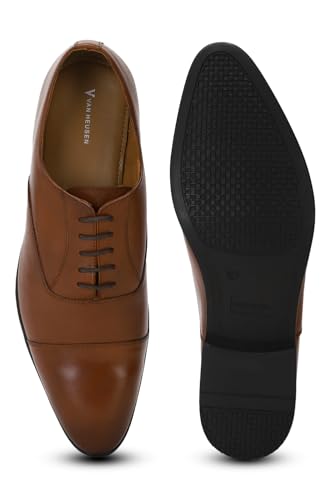 Image of Van Heusen Men Leather Formal Shoes