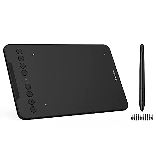 XP-PEN Deco mini7W Wireless Tablette Graphique sans Fil 2,4 GHz 7x4 Pouces avec Stylet Passif 8192 Niveaux Compatible Windows Mac ChromeOS Android