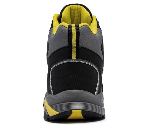 Image of LARNMERN Steel Toe Work Boots Men,Non Slip Safety Shoes,Comfortable Industrial and Constructio Hiking Sneakers