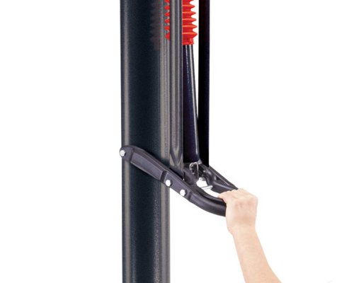 Lifetime 71525 Height Adjustable In Ground Basketball System, 54 Inch Shatterproof Backboard #TOP2