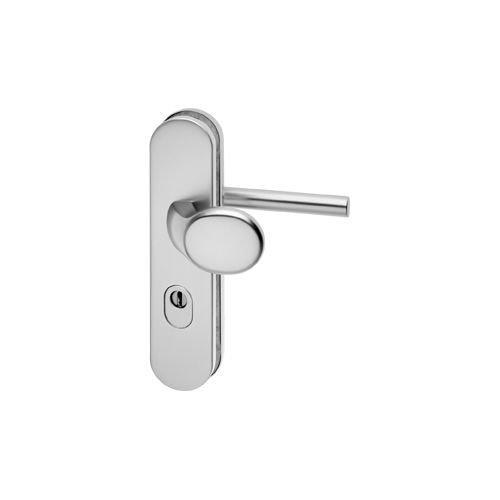1 Cama de protección con placa larga de wechselgrt. Formato ES1 exterior Cartel 12 mm, ovalado, picaporte Forma de U PZ, 10/92 mm Unidades, 515863
