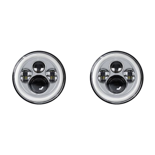 Faro LED 7 pulgadas homologado luz alta y baja amarillo para Road Glide