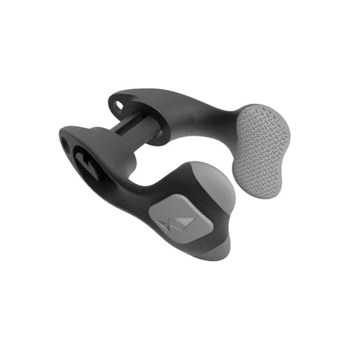 Mares Nose Clip for Freediving with Symmetrical Shape and Adjustable Strap | Can be Applied to The Mask or Nose - Black (423974)