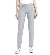 Lesmart Womens Pants Golf Stretch Lightweight Breathable Quick Dry Work Ladies Golf Pants with Po...
