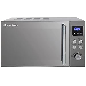 Russell Hobbs RHM2086SS Classic 17 Litre Stainless Steel Digital Microwave with Blue LED