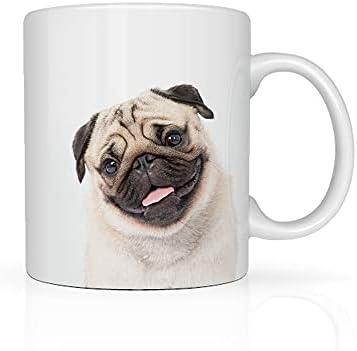 Taza PUG y Perros, para Café o Té 11oz (330ml), Pe...