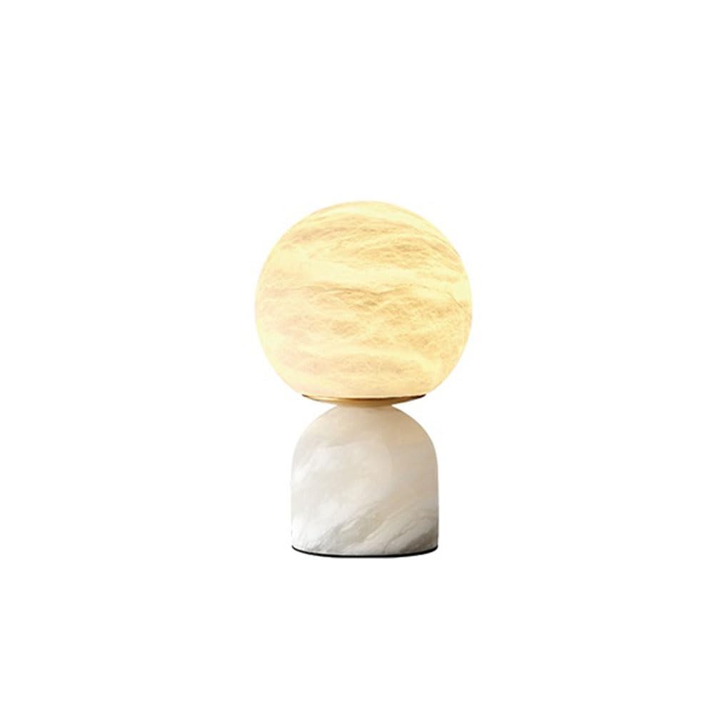 LJHFG63KUYT Bedside Lamps Minimalist Desk Lamp Living Room Bedroom Bedside Design Atmosphere Nightstand Dorm(White)