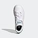 adidas Advantage Tennis Shoe, FTWR White/Green/Core Black, 4 US Unisex Big Kid