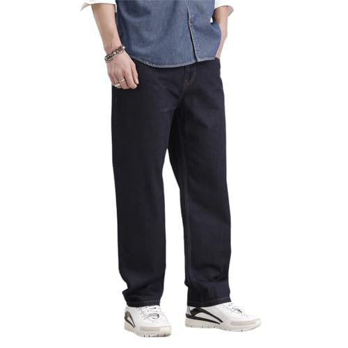 Image of WROGN Men's Pure Cotton Jeans | Solid | Loose Fit