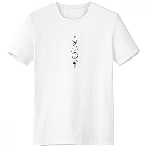 DIYthinker Ras du Cou des Hommes de t-Shirt Multicolore Petit