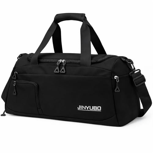 Bolsa Mala De Mão 10kg Viagem Academia Bordo Grande Avião Alça ajustável Área Seca Área Molhada (Preto)