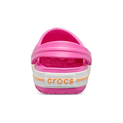 Image of crocs Electric Pink /Cantaloupe Clogs - J2 (204537-6QZ)-Kid