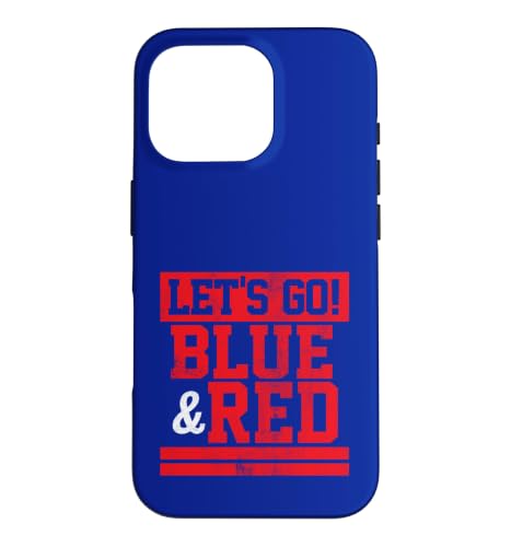 Let's Go Vintage Game Day �D���ȐF �u���[&���b�h �X�}�z�P�[�X iPhone 16 Pro �p