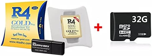 Game Source SDHC Gold Adapter With 32 GB Micro SD With YS Menu With 500 In 1 Will Work On DS DSI DSIXL 2DS 2DSXL 3DS 3DSXL