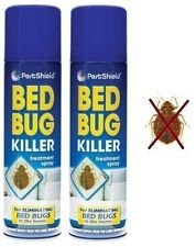 Pestshield x2 200ml All Purpose Eliminate Bed Bug Killer Mattress Treatment UK