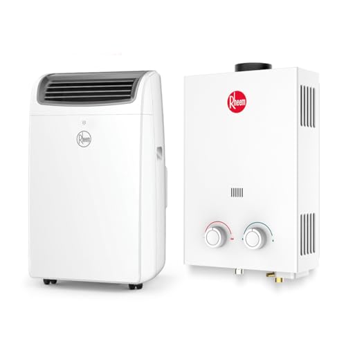 Catálogo para Comprar On-line Aire Acondicionado Portatil Rheem los 5 más buscados. 41 Rheem Aire Acondicionado Portátil 12000 Btu 110v Enfriamiento, Calefacción, Ventilador, Deshumidificador y Boiler instantáneo 6L LP, Combo