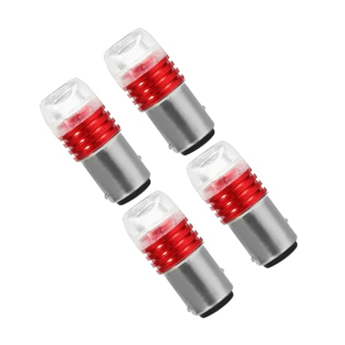 WEKADRIN 4 piezas Bombilla LED para Motocicleta para Luz Trasera y Freno Reemplazo Resistente y Brillante para Mayor Visibilidad Nocturna Fácil Instalación Motos Eléctricas
