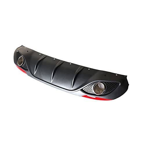  Spoiler Posteriore Labbro Bagagliaio Auto Diffusore Posteriore Punte Scarico Paraurti Posteriore Lip Spoiler per Alfa per Romeo per Giulia Sedan 4 Porte 2016-2020 per Quadrifoglio