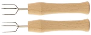 Teemando 2 X Pellkartoffelgabel Kartoffelpieker