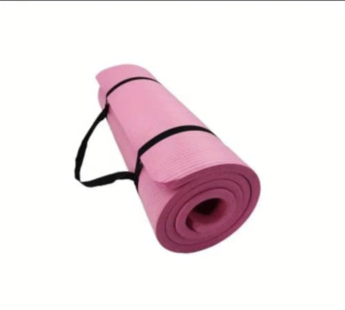 MAWZEH YOGA MAT WITH CARRYING STRAP (PINK)