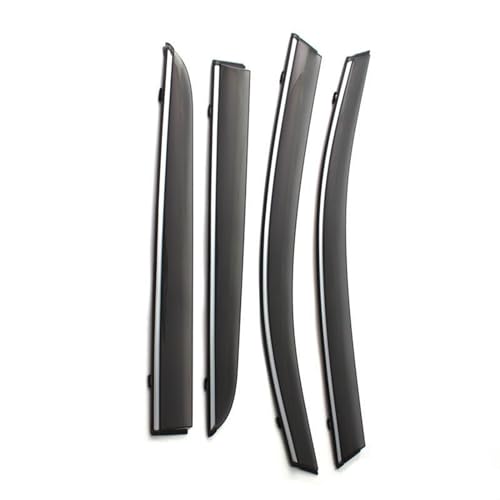 Auvent à sourcils pour voiture Hyundai Azera pare-brise latéral anti-buée 4 pièces
