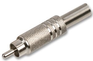 PRO SIGNAL PSG03462 Phono Plug, Nickel Plated, 7mm, Silver