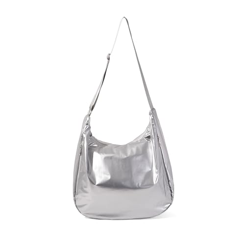 Image of Baggallini Swift Hobo Crossbody Bag for Women - Lightweight 15.7 inchx16 inch Travel Purse Handbag Hobo Bag