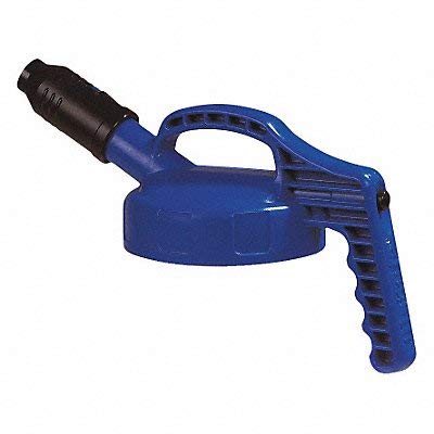Oil Safe G3515 Stumpy Spout Lid w/1 in Outlet Blue