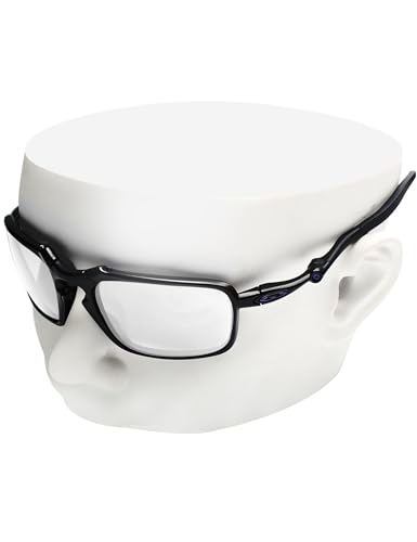 Image of OOWLIT Replacement Lenses Compatible with Oakley Badman OO6020 Sunglass HD Clear Non-polarized
