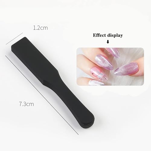 Image of 15Pcs Nail Magnet Set Cat Eye Gel Nail Polish Magnet Wand Magnetic Nail Polish Cat Eye Magnet for Nails Cat Eye Magnets Sticks Nail Design Tools Nail Art Accessories (15PCS SET MAGNET)