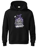 ADRO Sudaderas con capucha para hombre | Sudadera con capucha estampada para hombre | Sudadera con capucha para hombre | Sudadera con capucha para hombre, negro, 42