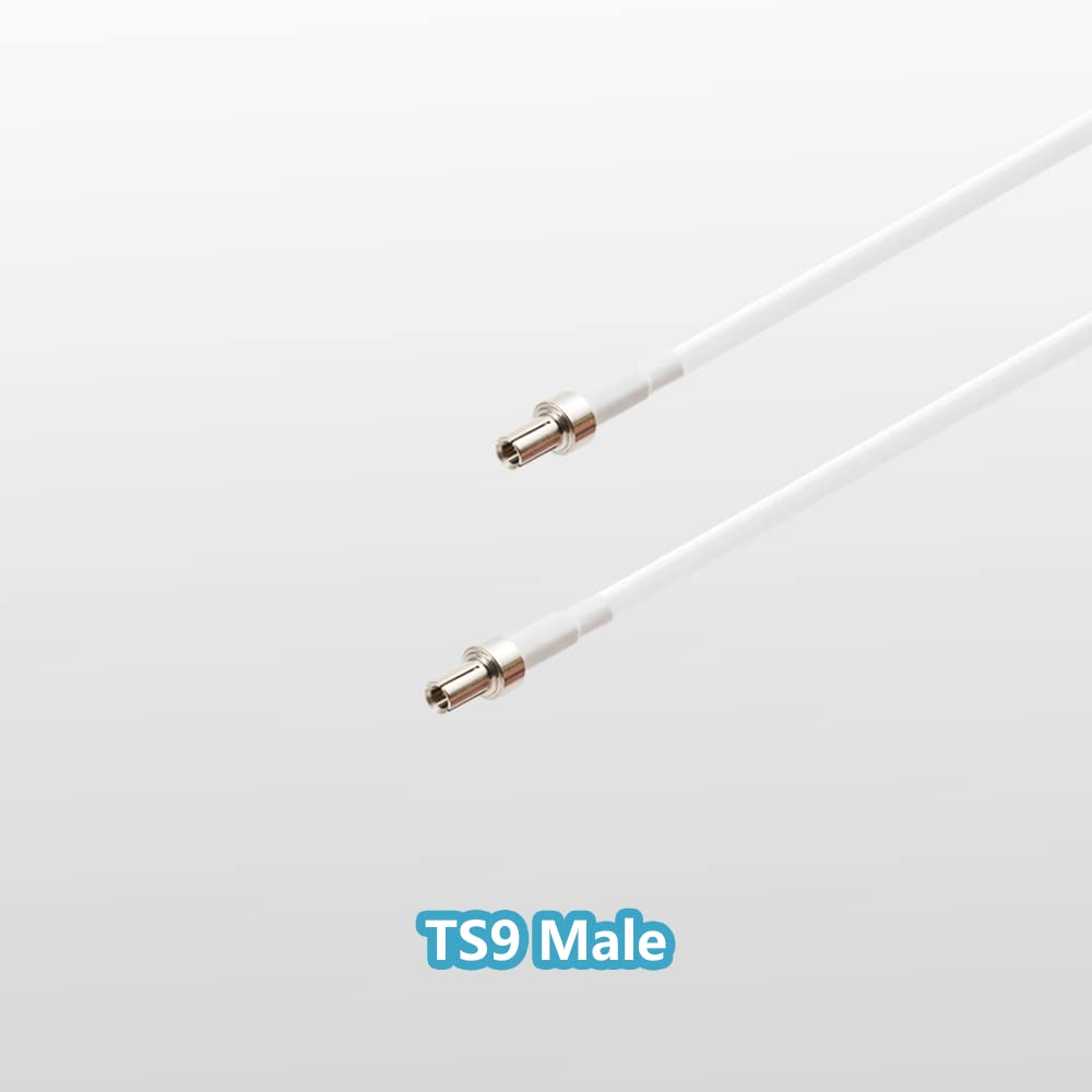 Vecys Antenna 4G / 3G Adattatore Spina TS9 Antenna Patch 5 dBi Amplificatore Antenna WLAN 3 m Cavo da 9,8 Piedi Compatibile con Router Mobile 4G / 3G / 2G Antenna WLAN WLAN Bluetooth Senza Fili