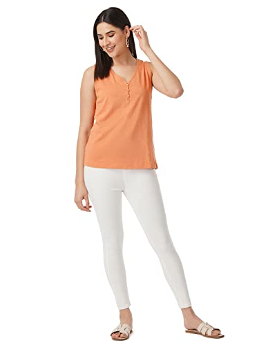 Image of FYLTR Women's 100% Cotton Sleeveless | V-Neck Regular Fit Top | Western Tops for Women