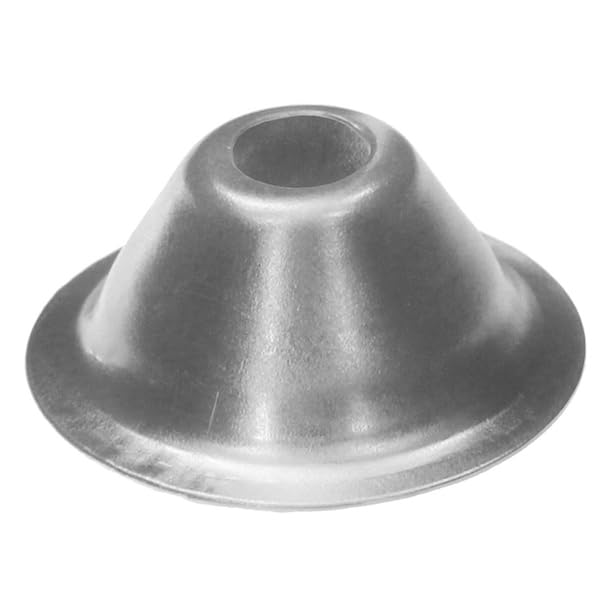 Conical Rosette 30 mm x 57 mm Pack of 10 Silver - Image 2