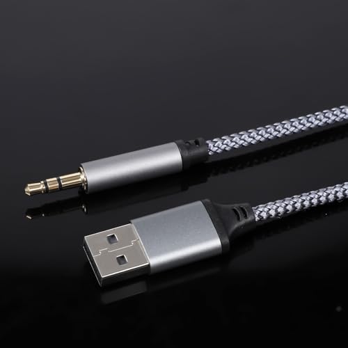 Cable adaptador USB a Jack 3.5 mm de 5 ft miniatura 6