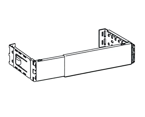 Graber 2 1/2-Inch Dauphine Wide Pocket Curtain Rod (48 To 84-Inch Adjustable Width, White) #TOP1