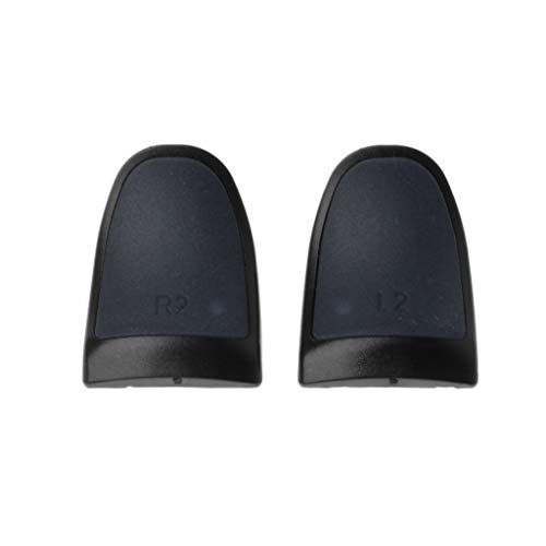 Wondiwe Extended Buttons, 1 Pair New Anti Slip L2 R2 Trigger Extended Buttons Kit for PS4 Controller Analog Extenders Thumbtick