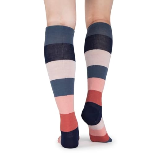 Image of ja vie Women & Men Comfy 75% Merino Wool Compression Socks 15-20mmHg Extra Soft