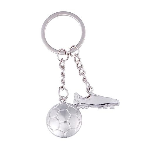 Alipis Soccer Player Souvenir Quality Keychain Football Keyring Decorative Athlete Present Men's Soccer Charm