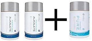 Yoli 2-Pack Alkalete 1 Pure Capsules Acid Neutralizer and Probiotic Supplement Antioxidant