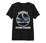 Kansas Weather Storm Tornado Hurricane Chaser Men Women Premium Tri-Blend T-Shirt
