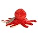 Aurora® Responsibly Made Eco Nation™ Eco Softies™ Octopus Stuffed Animal - Ideal for Playtime Adventures - Perfect for Birthdays or Just Because - Red 9.5 Inches