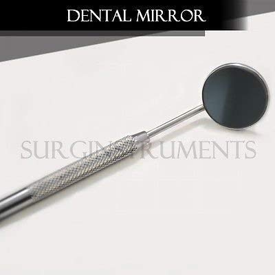 SURGICAL ONLINE 12 pcs Dental Mouth Mirror #5 - Stainless Steel Surgical ENT Dental Instruments - Professional Grade
