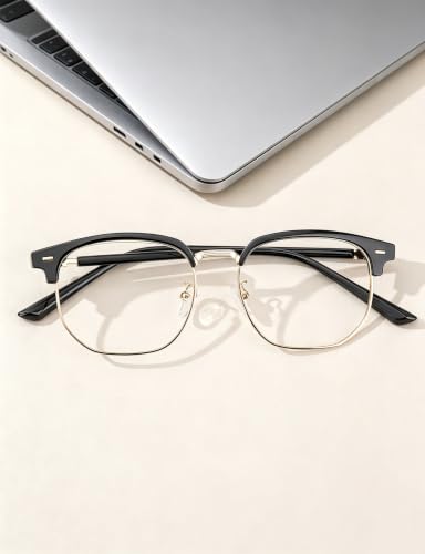 Image of Blue Light Blocking Glasses for Men Anti-Fatigue Computer Monitor Gaming Glasses Prevent Headaches Glasses