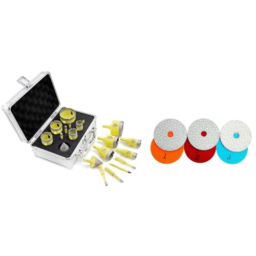 Set de Brocas de Núcleo Diamante 10 piezas DARTOTEK miniatura 1