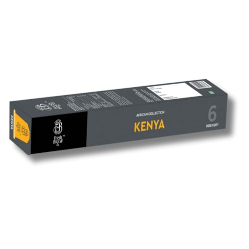 Image of Fresh Brew Co. World Coffee: Kenya | Intensity 6 | Aluminium Nespresso Compatible | Medium Roast